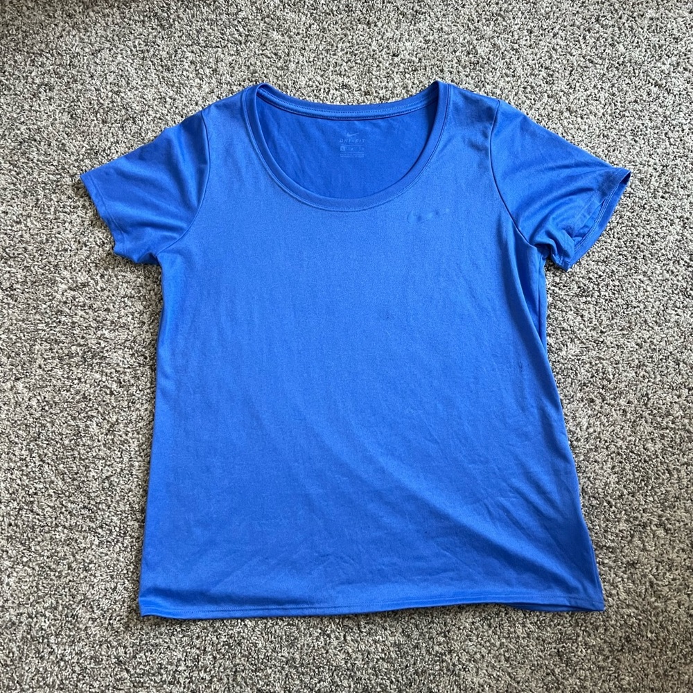 Blue Nike Dri-Fit Shirt